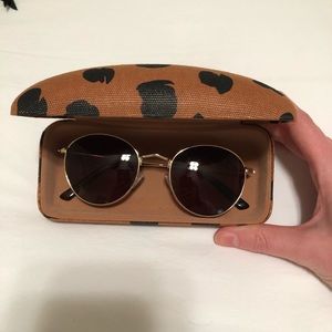 Madewell Round Fest Aviator Sunglasses